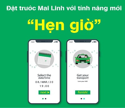 Nâng cấp phiên bản ứng dụng Taxi Mai Linh với tính năng mới, tối ưu tính năng cũ